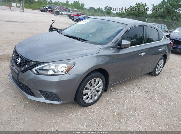3N1AB7AP5GY272288 2016 NISSAN SENTRA Серый Передняя левая четверть