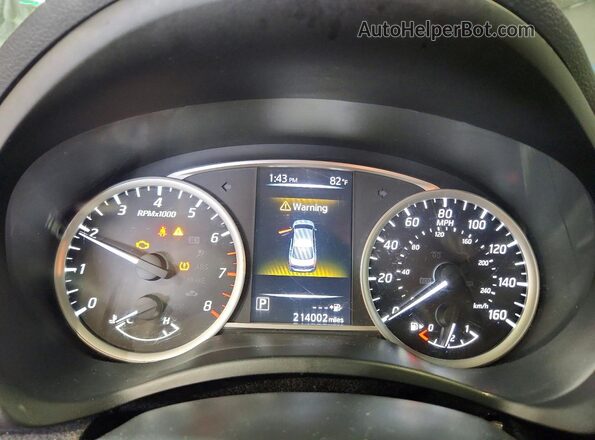 3N1AB7AP5GY276972 2016 NISSAN SENTRA Silver Widok zestawu wskaźników