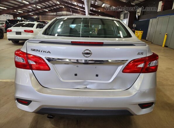 3N1AB7AP5GY276972 2016 NISSAN SENTRA Silver Widok z tyłu
