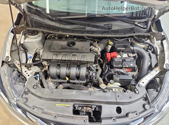 3N1AB7AP5GY276972 2016 NISSAN SENTRA Silver Widok wnętrza z tyłu