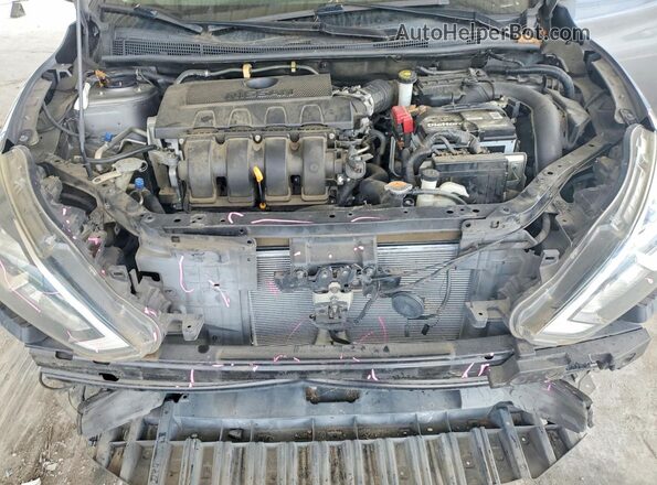 3N1AB7AP5GY284277 2016 NISSAN SENTRA Gray უკანა სალონის ხედი