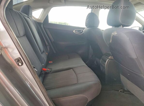 3N1AB7AP5GY284277 2016 NISSAN SENTRA Gray უკანა სავარძლების ხედი