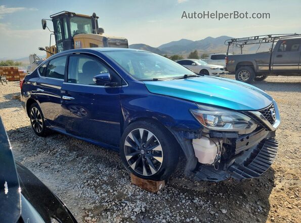 3N1AB7AP5GY285185 2016 NISSAN SENTRA Blue Передня права чверть