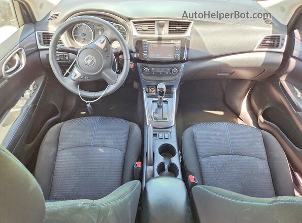 3N1AB7AP5GY285185 2016 NISSAN SENTRA Blue Вид панелі приладів