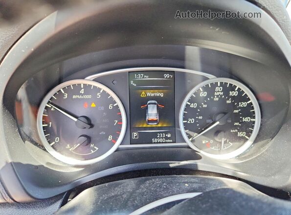3N1AB7AP5GY285185 2016 NISSAN SENTRA Blue Вид щитка приладів