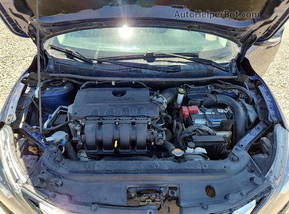 3N1AB7AP5GY285185 2016 NISSAN SENTRA Blue Вид задньої частини салону