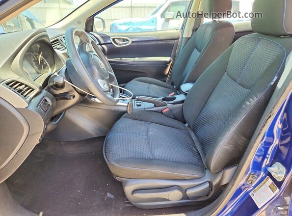 3N1AB7AP5GY285185 2016 NISSAN SENTRA Blue Вид салону спереду