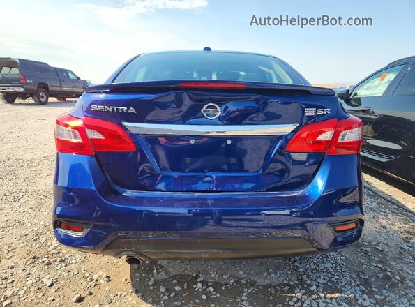 3N1AB7AP5GY285185 2016 NISSAN SENTRA Blue Вид ззаду