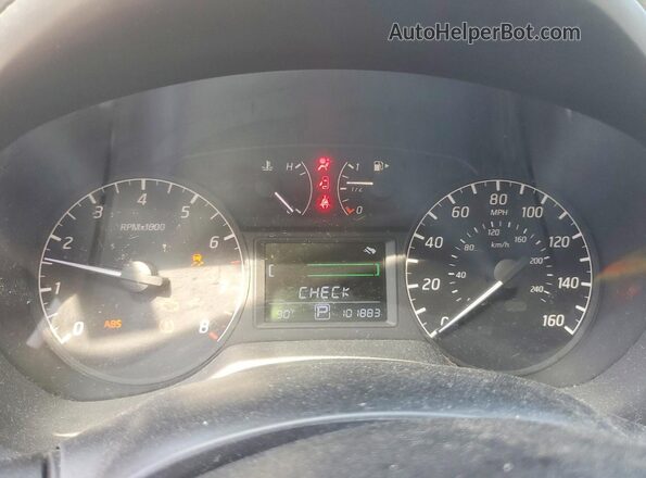 3N1AB7AP5GY306360 2016 NISSAN SENTRA Синий Вид щитка приборов