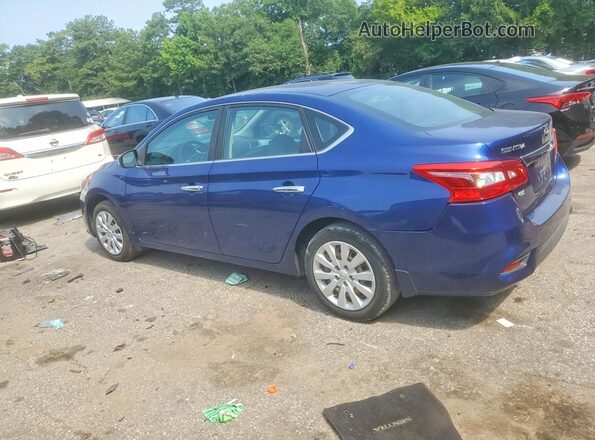 3N1AB7AP5GY306360 2016 NISSAN SENTRA Синий Задняя левая четверть