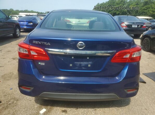 3N1AB7AP5GY306360 2016 NISSAN SENTRA Синий Вид сзади