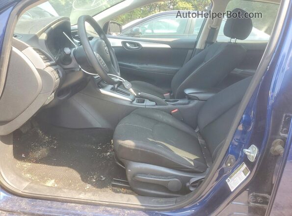 3N1AB7AP5GY306360 2016 NISSAN SENTRA Синий Вид салона спереди