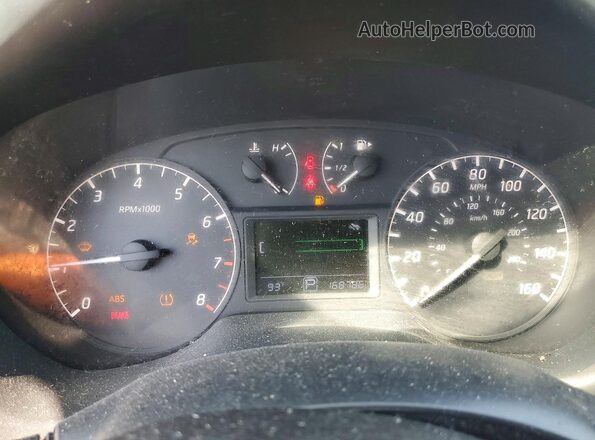 3N1AB7AP5GY313695 2016 NISSAN SENTRA White Սարքավորումների վահանակի տեսք