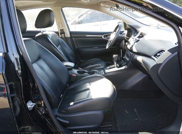 3N1AB7AP5GY325054 2016 NISSAN SENTRA Black Вид салону спереду