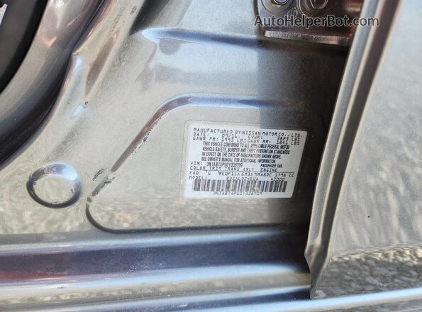 3N1AB7AP5GY338709 2016 NISSAN SENTRA Gray VIN կոդի պիտակի տեսք