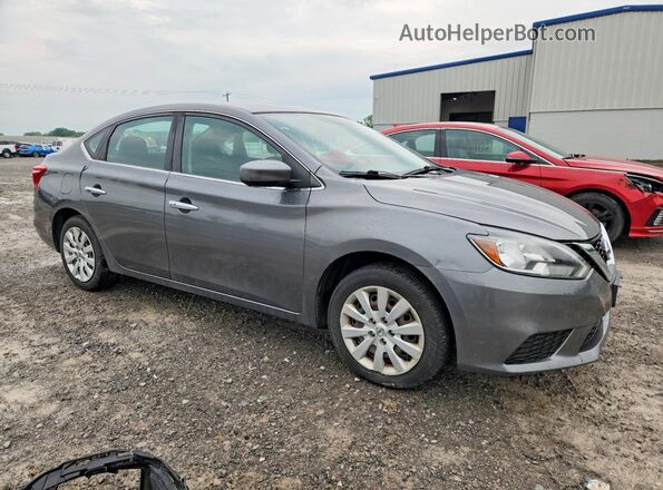 3N1AB7AP5HL637518 2017 NISSAN SENTRA Серый Передняя правая четверть