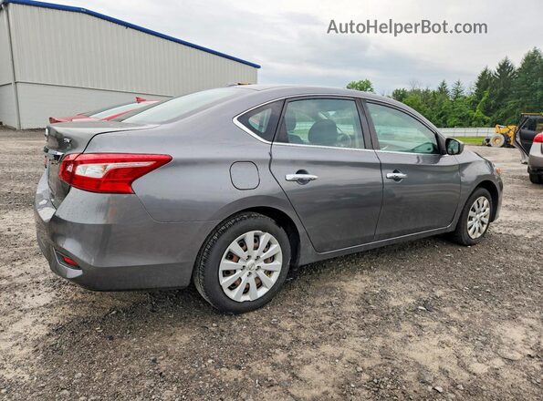 3N1AB7AP5HL637518 2017 NISSAN SENTRA Серый Задняя правая четверть