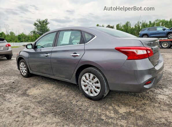 3N1AB7AP5HL637518 2017 NISSAN SENTRA Серый Задняя левая четверть