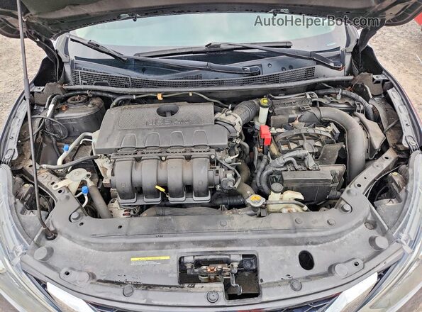 3N1AB7AP5HL637518 2017 NISSAN SENTRA Серый Вид задней части салона