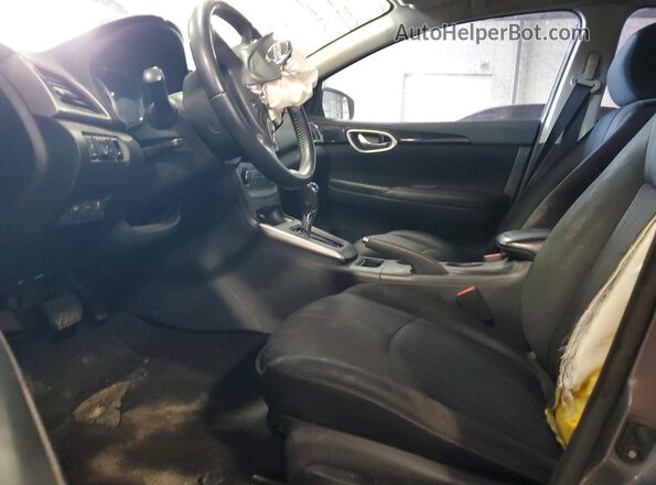 3N1AB7AP5HL643626 2017 NISSAN SENTRA Gray წინა სალონის ხედი