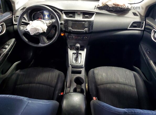 3N1AB7AP5HL643626 2017 NISSAN SENTRA Gray წინა პანელის ხედი