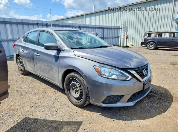 3N1AB7AP5HL666999 2017 NISSAN SENTRA Серебряный Передняя правая четверть