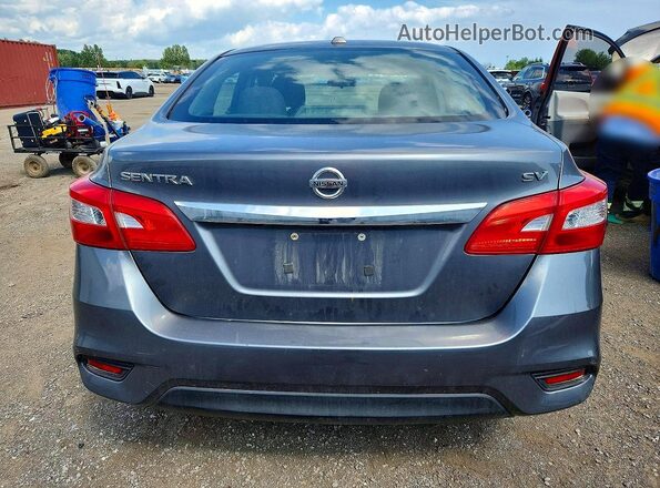 3N1AB7AP5HL666999 2017 NISSAN SENTRA Серебряный Вид сзади