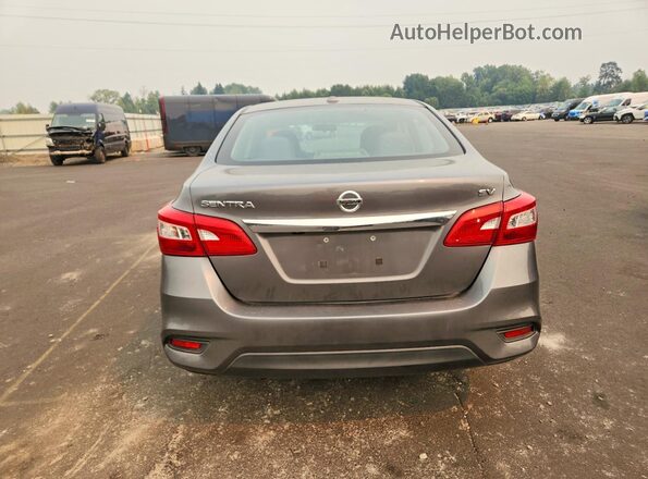 3N1AB7AP5HL696987 2017 NISSAN SENTRA Серый Вид сзади