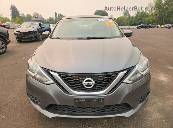 3N1AB7AP5HL696987 2017 NISSAN SENTRA Серый Вид спереди