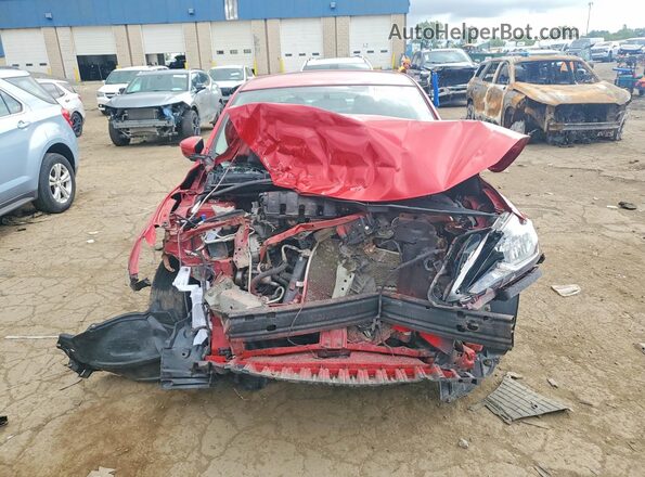 3N1AB7AP5HL717417 2017 NISSAN SENTRA Красный Вид спереди