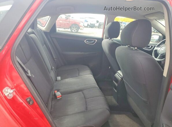 3N1AB7AP5HL717417 2017 NISSAN SENTRA Красный Вид задних сидений