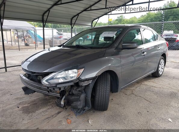 3N1AB7AP5HL721421 2017 NISSAN SENTRA Gray Front left