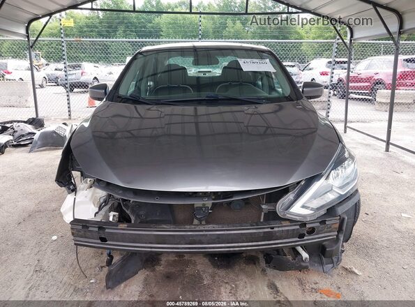 3N1AB7AP5HL721421 2017 NISSAN SENTRA Gray Rear interior view