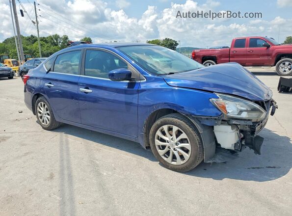 3N1AB7AP5HY214196 2017 NISSAN SENTRA Blue Front right