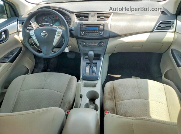 3N1AB7AP5HY214196 2017 NISSAN SENTRA Blue Dashboard view