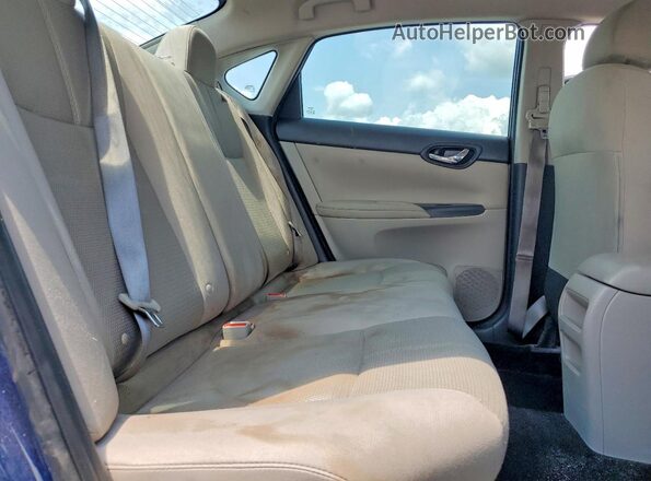 3N1AB7AP5HY214196 2017 NISSAN SENTRA Blue Rear seats view