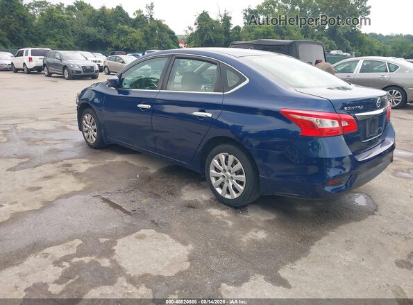 3N1AB7AP5HY214392 2017 NISSAN SENTRA Blue Tył lewy