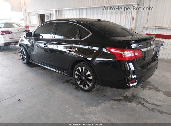 3N1AB7AP5HY225604 2017 NISSAN SENTRA Black Trasero izquierdo