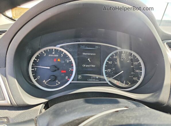 3N1AB7AP5HY227191 2017 NISSAN SENTRA White Widok zestawu wskaźników