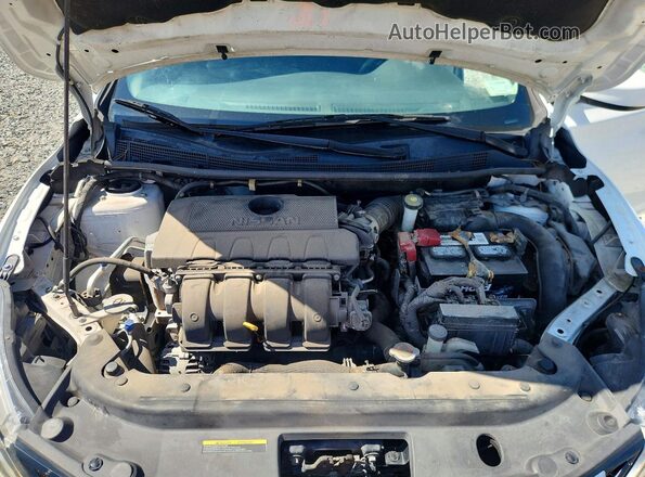 3N1AB7AP5HY227191 2017 NISSAN SENTRA White Widok wnętrza z tyłu