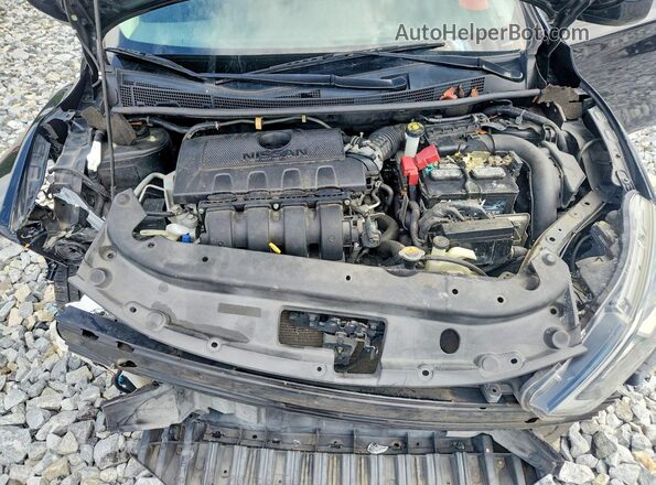 3N1AB7AP5HY231726 2017 NISSAN SENTRA Black Widok wnętrza z tyłu