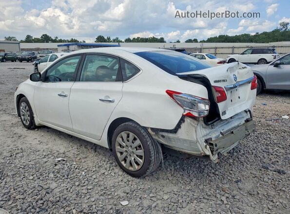 3N1AB7AP5HY242094 2017 NISSAN SENTRA White Հետևի ձախ