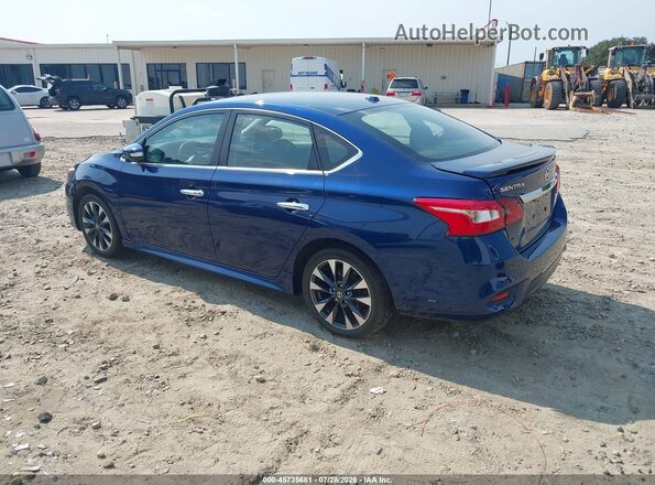 3N1AB7AP5HY261308 2017 NISSAN SENTRA Blue Задня ліва чверть