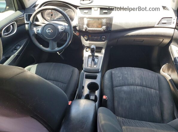 3N1AB7AP5HY264242 2017 NISSAN SENTRA Черный Вид панели приборов