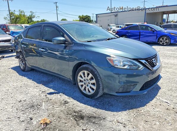 3N1AB7AP5HY264242 2017 NISSAN SENTRA Черный Передняя правая четверть