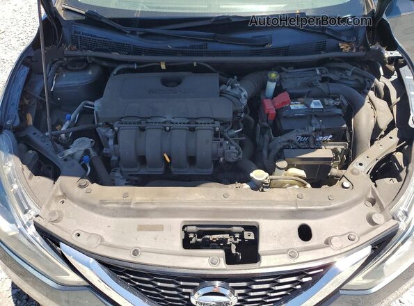 3N1AB7AP5HY264242 2017 NISSAN SENTRA Черный Вид задней части салона