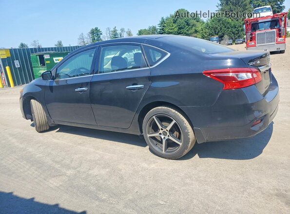 3N1AB7AP5HY278092 2017 NISSAN SENTRA Черный Задняя левая четверть