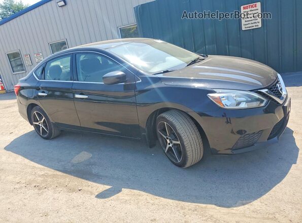 3N1AB7AP5HY278092 2017 NISSAN SENTRA Черный Передняя правая четверть