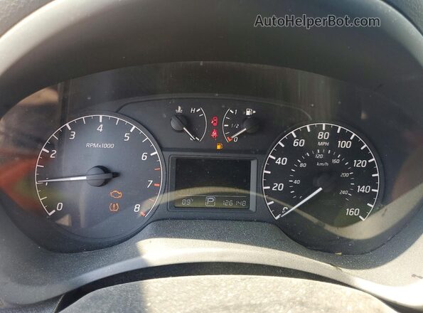 3N1AB7AP5HY278092 2017 NISSAN SENTRA Черный Вид щитка приборов