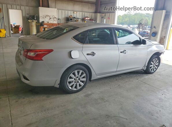 3N1AB7AP5HY284118 2017 NISSAN SENTRA Silver Trasero derecho